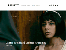 Tablet Screenshot of draftz.com.br